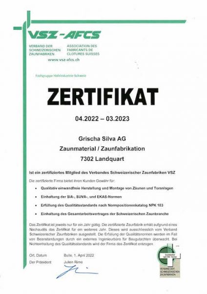 Zertifikat Grischa Silva AG Web 2022 copy